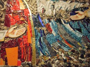 Mosaico dell'ingresso